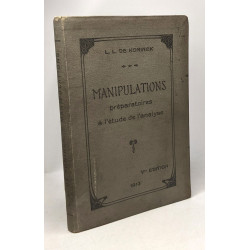 Manipulations chimiques qualitatives et quantitatives...
