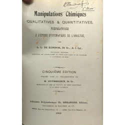 Manipulations chimiques qualitatives et quantitatives...