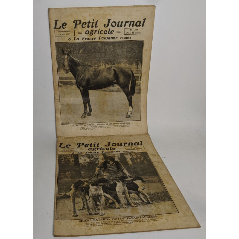 Lot de 18 numéros de l'hebdomadaire "le petit journal garicole et...