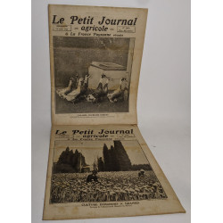Lot de 18 numéros de l'hebdomadaire "le petit journal garicole et...