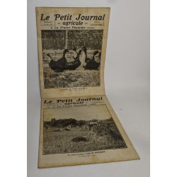 Lot de 18 numéros de l'hebdomadaire "le petit journal garicole et...