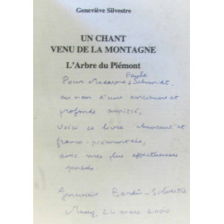 Un chant venu de la montagne : L'arbre du Piémont (avec hommage de...
