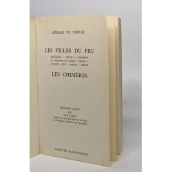 Lot de 2 ouvrages de nerval: Les filles du feu les chimères /...