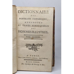Dictionnaire des portraits historiques anecdotes et traits...
