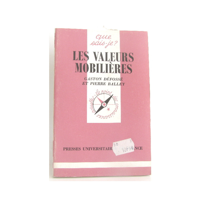 Les valeurs mobilières