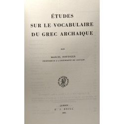 Études sur le vocabulaire du grec archaïque