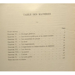 Bulletin d'institutions politiques romaines I années 1900 et 1901