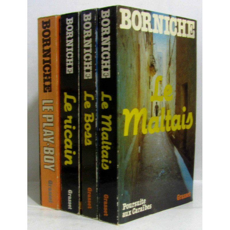 4 romans: Le Ricain Le play-boy Le Boss Le Maltais