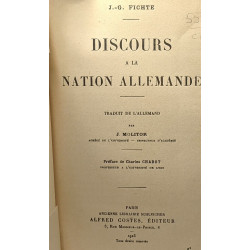 Discours à la nation allemande - préface de Charles Chabot