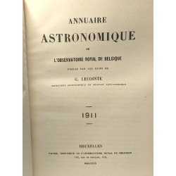 Annuaire astronomique de l'observatoire royal de Belgique - 1911