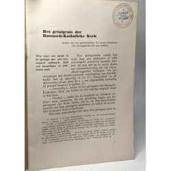 Het getuigenis der Roomsch-Katholieke Kerk