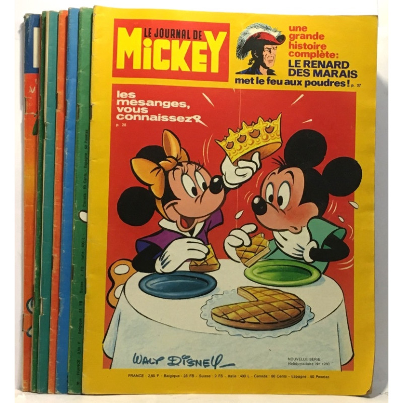 Le Journal de Mickey 8 numéros:...