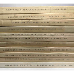 Chronique d'Egypte - bulletin périodique de la fondation...