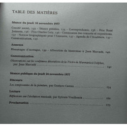 Bulletin de la classe des Beaux-Arts TOME LIX 1977-11 + TOME LXIV...