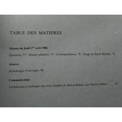 Bulletin de la classe des Beaux-Arts TOME LIX 1977-11 + TOME LXIV...