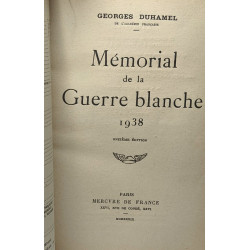 Mémorial de la guerre blanche 1938 --- 10e éd