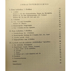 Lydiaka - Untersuchungen zu Schrift Sprache und götternamen der...