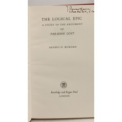 The Logical Epic: A Study of the Argument of Paradise Lost