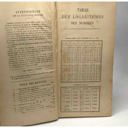 Nouvelles tables de logarithme à cinq décimales + Supplément aux...