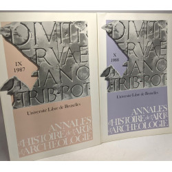 Annales d'Histoire de l'Art et d'Archéologie - 7 volumes...
