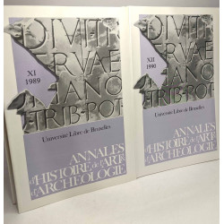 Annales d'Histoire de l'Art et d'Archéologie - 7 volumes...