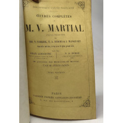 Oeuvres complètes de M.V. Martial - TOME PREMIER et SECOND - avec...