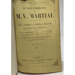 Oeuvres complètes de M.V. Martial - TOME PREMIER et SECOND - avec...