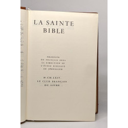 La sainte bible: Tomes I et II