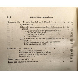 Les prophètes et le culte à partir de l'exil - bibliothèque de...