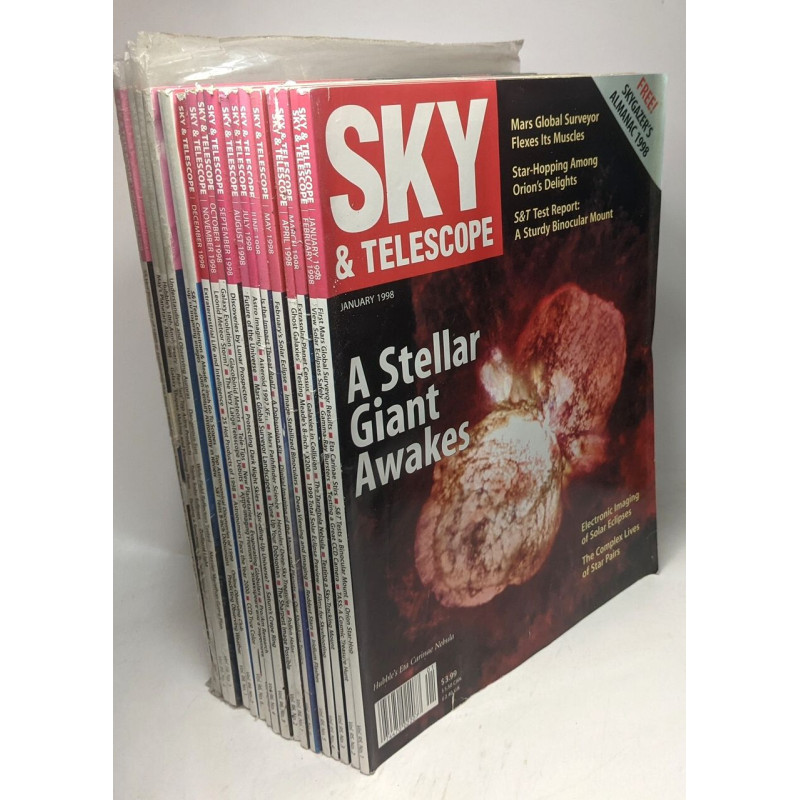 Sky et Telescope - année complète / complete year 1998 + N°1/6...