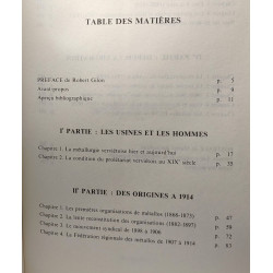 Histoire des métallurgistes verviétois - fondation André Renard -...