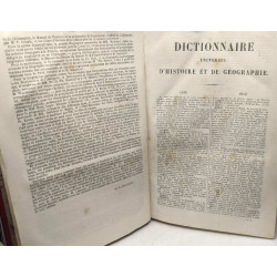 Dictionnaire universel d'Histoire et de Géographie contenant 1°...