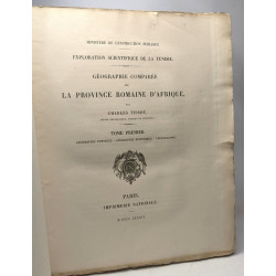 Géographie comparée de la province romaine d'Afrique - TOME...