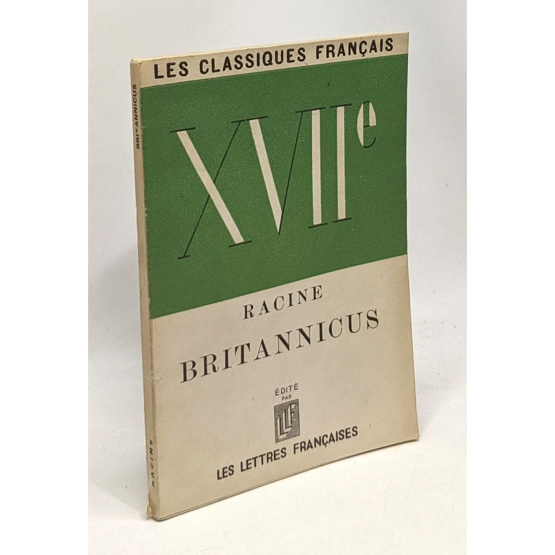 XVIIe Racine Britannicus - les classiques français