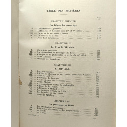 Histoire de la philosophie - TOME 1 2 et 3 l'antiquité et le moyen...