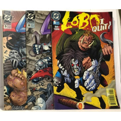 Lobo 8 aug. 94 + Lobo 5 may 94 + Lobo 1 dec. 95 --- 3 revues comics