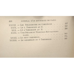 Journal d'un bourgeois de Paris pendant la terreur - V - la chute...