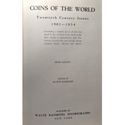 Coins of the world - twentieth century issues 1901-1954 - Fifthe...