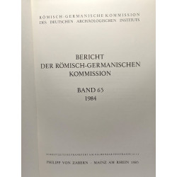 Bericht der römisch-germanischen kommission Band 63 (1982) + Band...