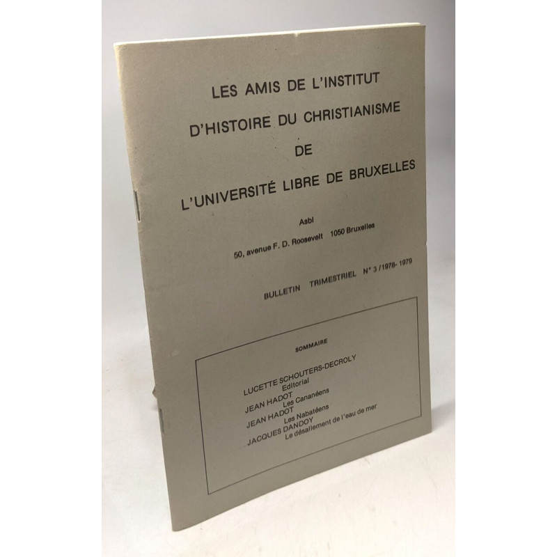 Les amis de l'institut d'Histoire du Christianisme de l'Université...