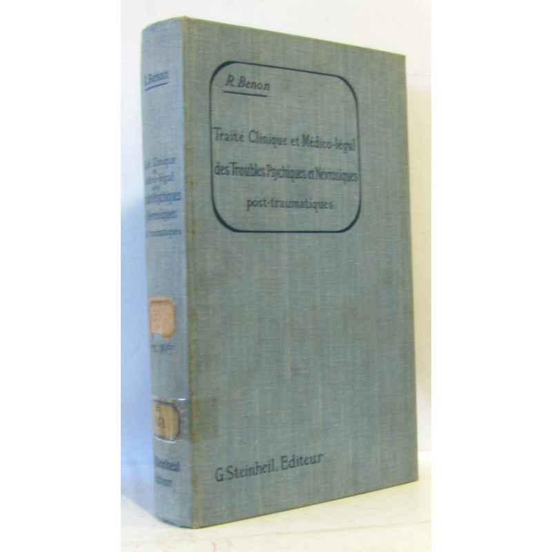Traité clinique et médico-légal des troubles psychiques et...