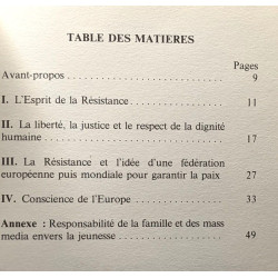 Esprit de la résistance et conscience européenne / Geest van het...