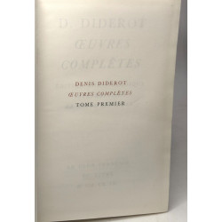 Denis Diderot - Oeuvres complètes - édition chronologique -...