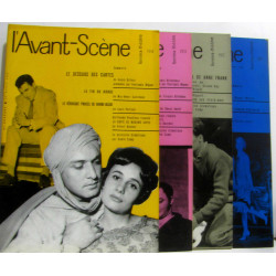 4 numéros de L'avant scène: n°191-192-193-194 Février à Avril 1959