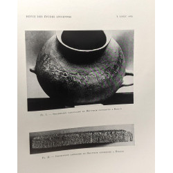 Revue des études anciennes - TOME LXXV N°1-2 Janvier-Juin 1973 /...