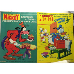 Le Journal de Mickey du n°1504 au n°1520 années 1981 17 numéros...