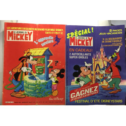 Le Journal de Mickey du n°1504 au n°1520 années 1981 17 numéros...