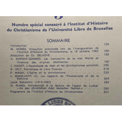 Revue de l'Université de Bruxelles - nouvelle série (18e année)...