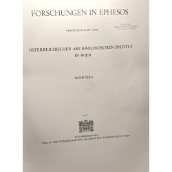 Forschungen in ephesos veröffentlicht vom österreichischen...