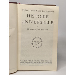 Histoire universelle en 3 tomes: I: Des origines à l'islam / II:...